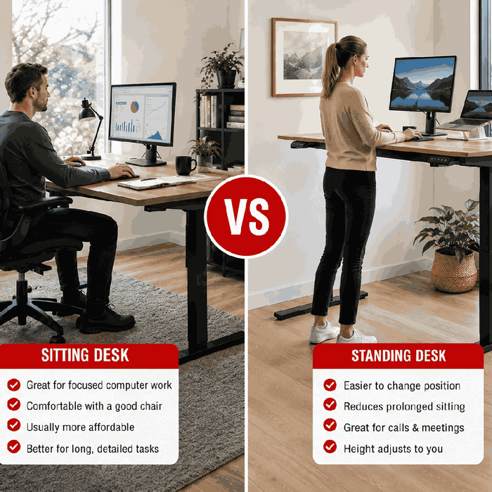Standing Desk vs Sitting Desk: Which Is Better for NZ Home Office Workers?