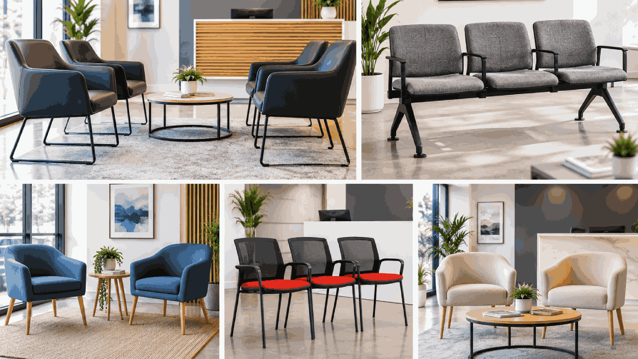 Reception Chairs NZ: How to Choose the Right Guest Seating for Your Visitors