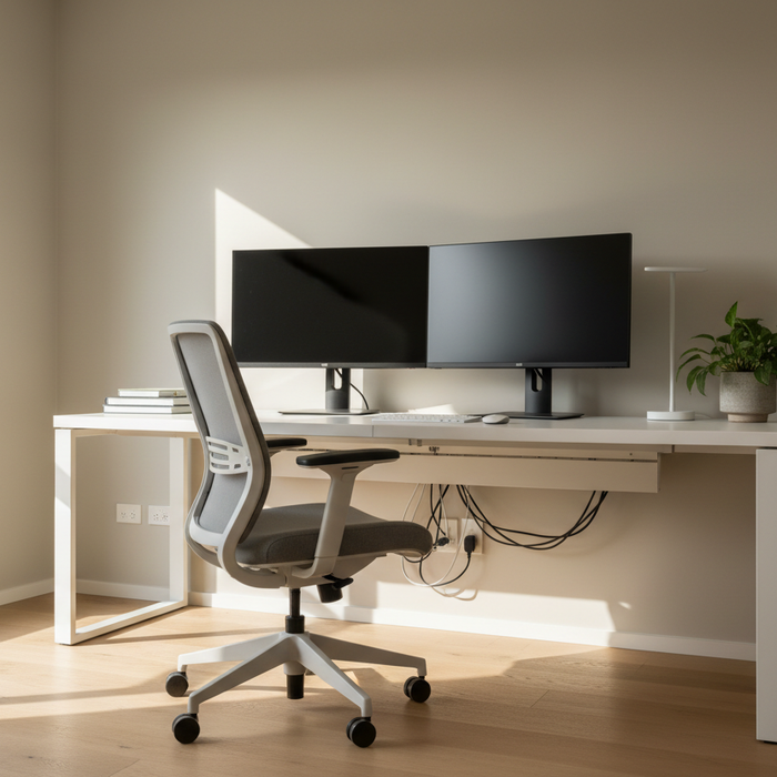 How to Set Up a Dual-Monitor Desk That Doesn't Wreck Your Neck