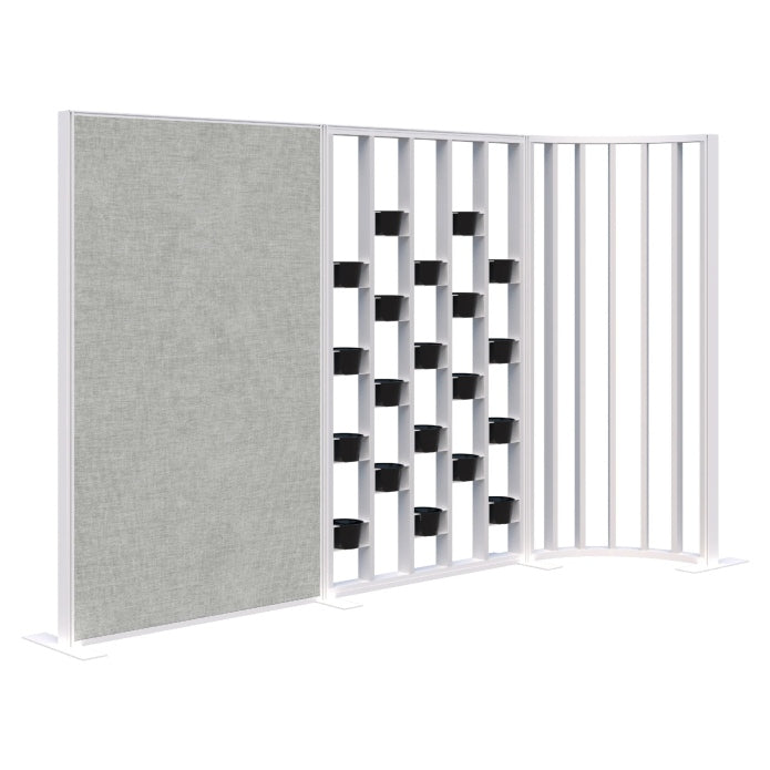 Connect Freestanding Fabric/Plant Wall/Curved Fin