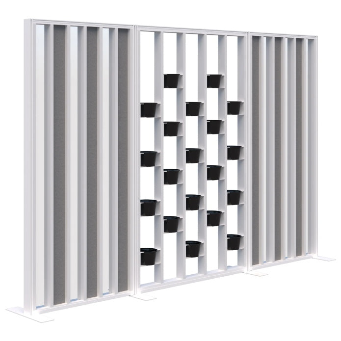 Connect Freestanding Acoustic Glazed/Plant Wall