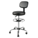 Levede Swivel Office Chair Ergonomic Stool Height Adjustable Footrest Backrest-2052531422392094728