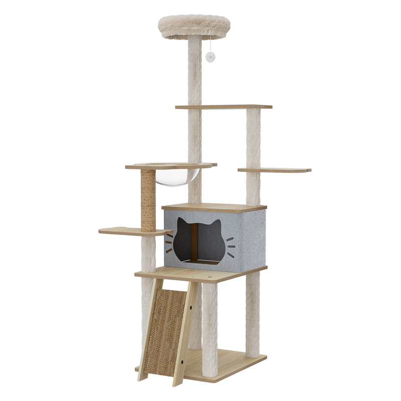 Pawz Cat Tree Tower Large Scratcher Condo House 160cm