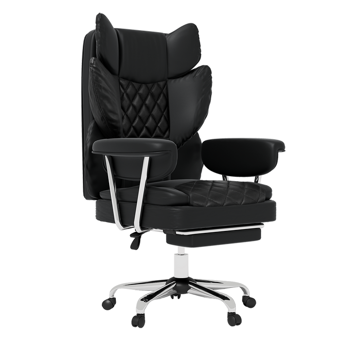 Levede Gaming Office Chair High Back PU Leather Black-2052531824357412872