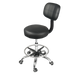 Levede Swivel Office Chair Low Back Round Rolling Stools Height Adjustable-2052531422207545352