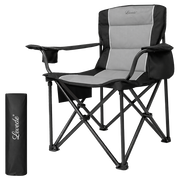 Levede Camping Chair Large Folding Outdoor Portable Fishing Picnic Travel Seat