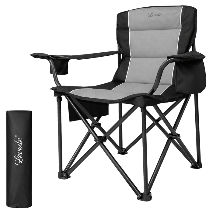 Levede Camping Chair Large Folding Outdoor Portable Fishing Picnic Travel Seat-2052531445355909128