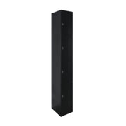 Steelco Flush Front Locker 4 Door Locker Black Satin