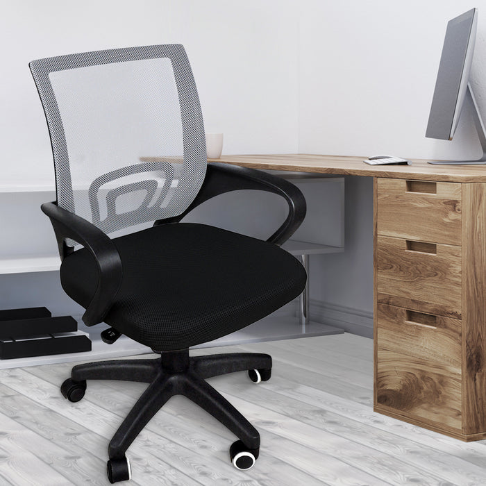 Levede Office Chair Gaming Computer Grey-2052531788189929478