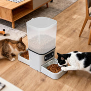 PaWz 6L Automatic Pet Feeder 2 Bowl Food Dispenser