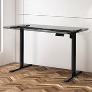 Levede Motorised Standing Desk Frame Black Single Motor