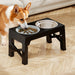 PaWz Elevated Dog Bowls 2 Stainless Steel Bowls and 1 Slow Feeder Bowl-2052531302556635142