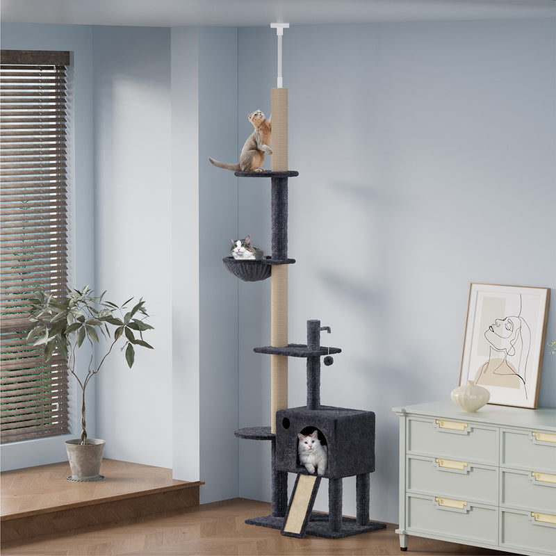 Pawz Cat Tree Scratching Post Scratcher Hammock Condo