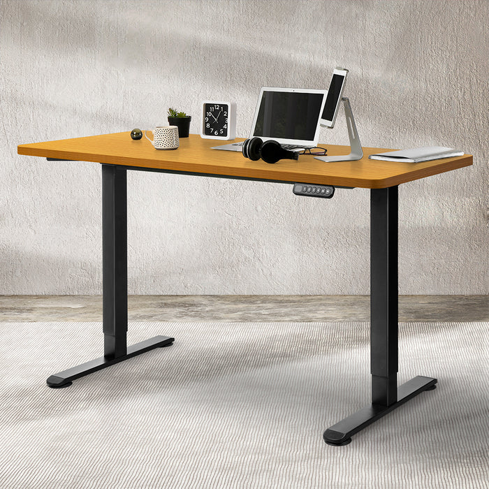 Levede Desktop For Motorised Adjustable Nature 120X60CM Natural-2052531360232509446