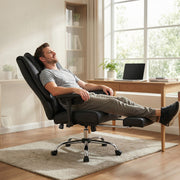 Levede Heavy Duty Office Chair Tall PU Leather High Back Computer Work Seat