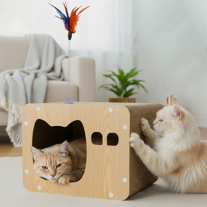 Pawz Cat Scratcher Board Scratching Cardboard-2052531403454812166