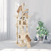 PaWz Cat Tree Scratching Post Scratcher Beige-2052531293081702406