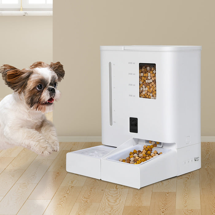 Pawz 2-in-1 Automatic Pet Cat Dog Feeder Water Set-2052531522640154630