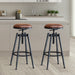 Levede 2x Industrial Bar Stools Kitchen-2052531749799464967