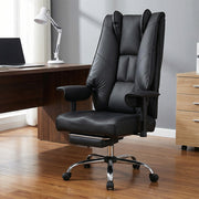 Levede Heavy Duty Office Chair Tall PU Leather High Back Computer Work Seat