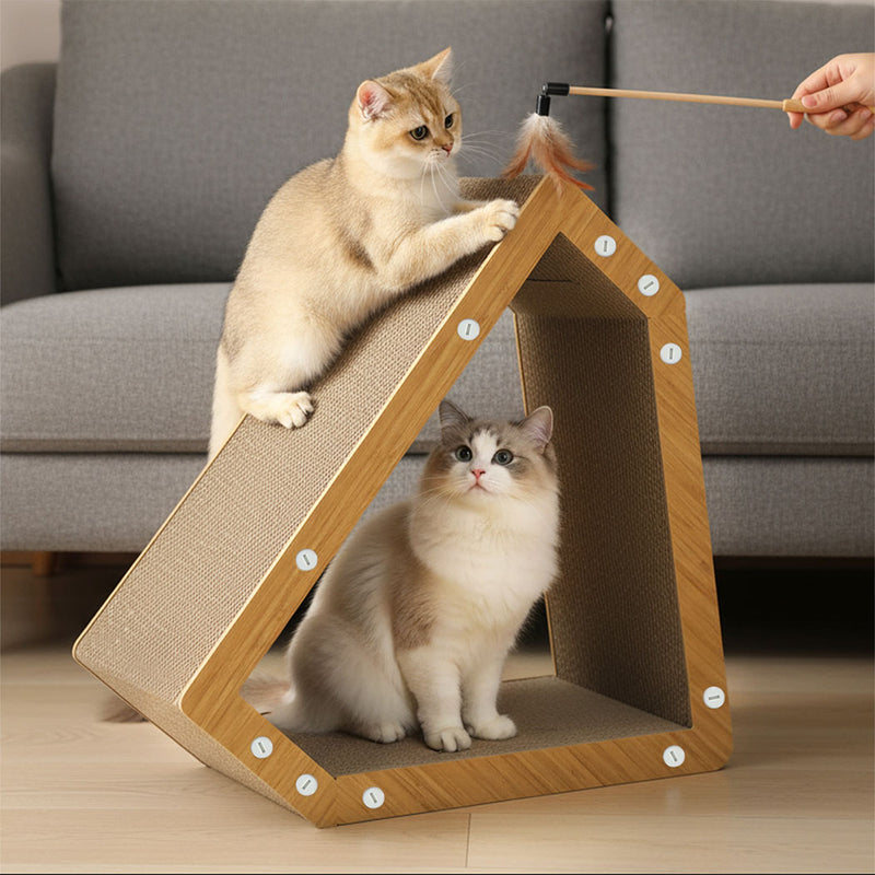 Pawz Cat Scratcher Board Scratching Cardboard