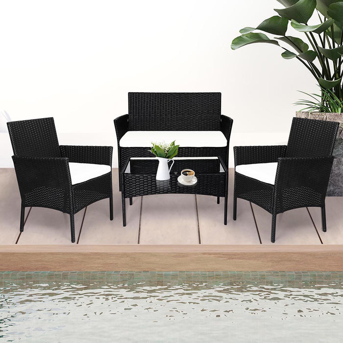 Levede 4PCS Outdoor Furniture Setting-2052531337625210887