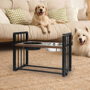 PaWz Adjustable Height Pet Feeder Elevated L Large