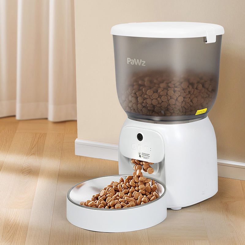 Pawz 4L Auto Pet Feeder Automatic Camera WiFi App