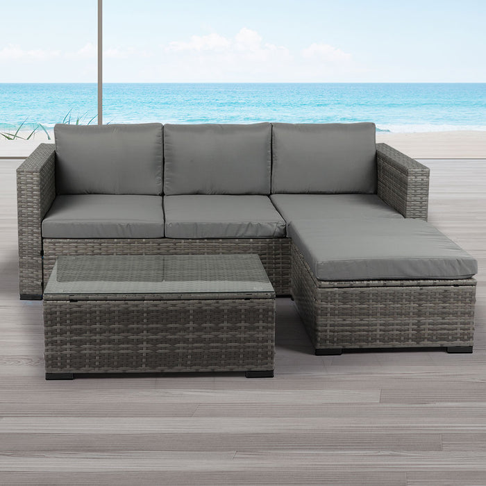 Levede 5pcs Outdoor Sofa Set Patio Furniture-2052531338178859015