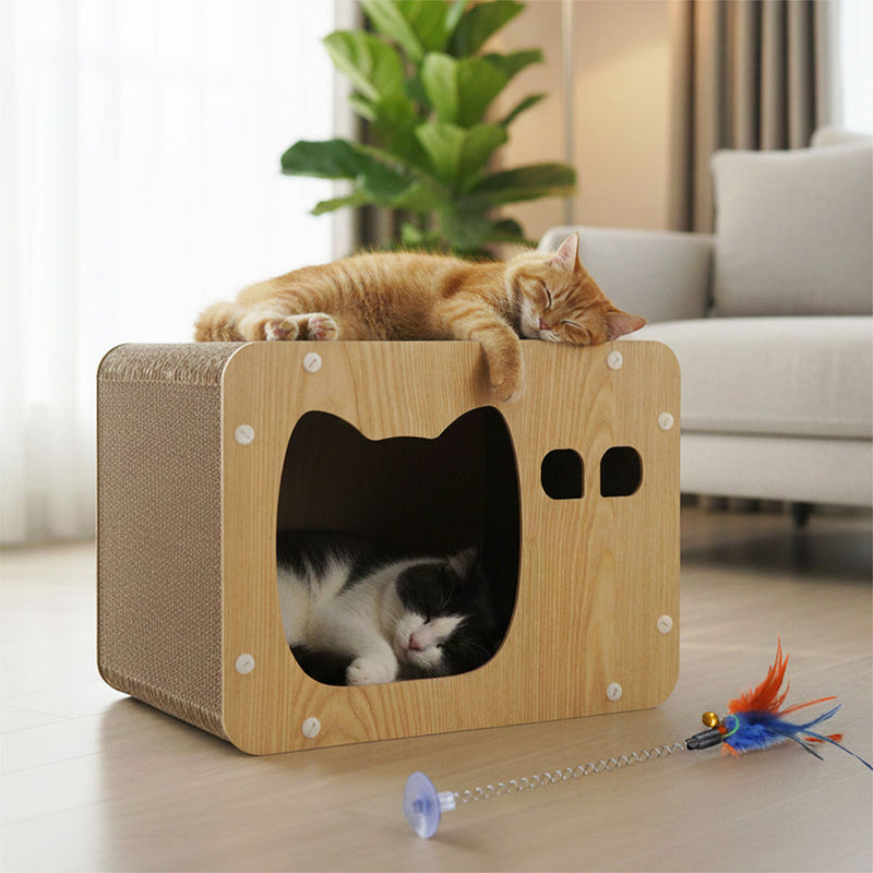 Pawz Cat Scratcher Board Scratching Cardboard