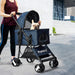 PaWz Large Pet Stroller Dog Cat Carrier Blue-2052531541485162503