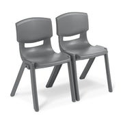 Eden Squad Chair Integrated Links Grey
