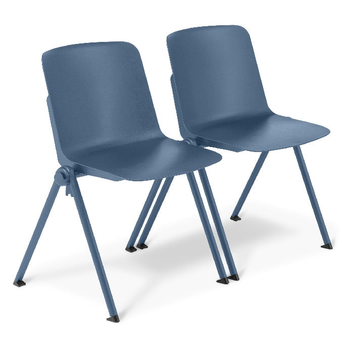 Eden Scout 4-Leg Chair with Integrated Links Blue