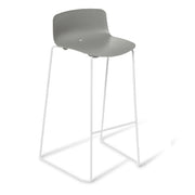 Eden Coco Bar Stool White & Gray