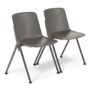 Eden Scout 4-Leg Chair with Integrated Links Grey