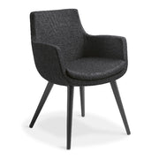 Eden Ferne Timber Base Chair Ebony
