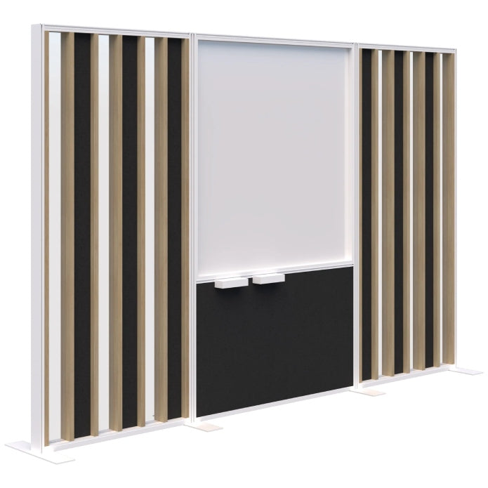 Connect Freestanding Acoustic Glazed/Whiteboard/Acoustic Glazed