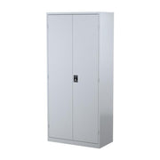 Steelco Stationery Cabinet with Perforated Doors Silver Grey