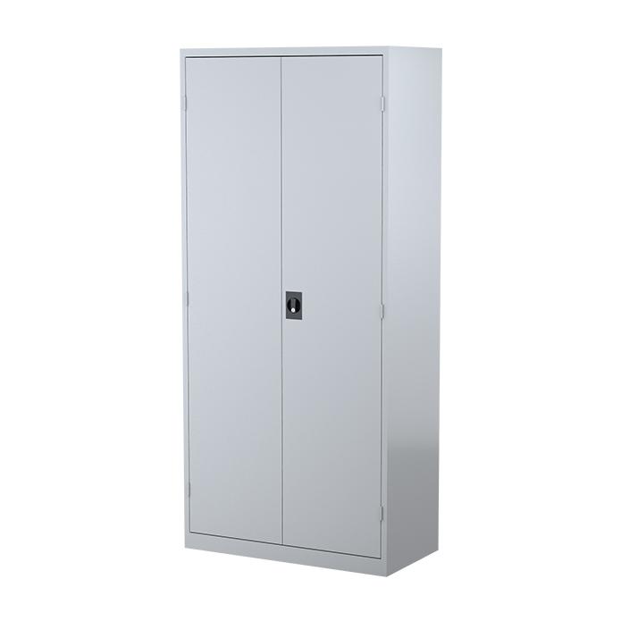 Steelco Stationery Cabinet with Perforated Doors Silver Grey