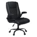 Levede Executive Office Chair Footrest PU Leather Tilt Gaming Work Seat Black-2052531446257684480