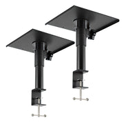 Levede 2x Desk Clamp Speaker Stands Set Adjustable Rotatable Monitor CD Player