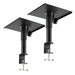 Levede 2x Desk Clamp Speaker Stands Set Adjustable Rotatable Monitor CD Player
