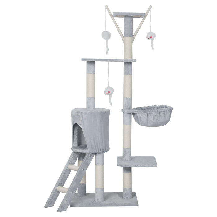 Pawz Cat Tree Scratching Post Scratcher 143cm Climbing-2052531828744654848