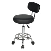 Levede Swivel Office Chair Low Back Round Rolling Stools Height Adjustable