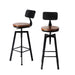 Levede 1x Industrial Bar Stools Kitchen-2052531294772006912