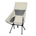 Levede Camping Chair Folding Outdoor Large Beige-2052531626512093184