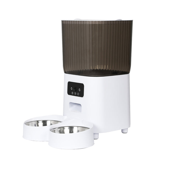 PaWz 5L Auto Pet Feeder Automatic Camera Wi-Fi White-2052531679410655232