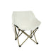 Levede Folding Camping Moon Chair Lightweight Beige-2052531628068179968