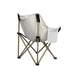Levede Folding Camping Moon Chair Lightweight Beige-2052531628068179969