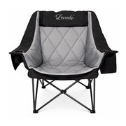Levede Folding Camping Chair Extra Large Outdoor Portable Fishing Travel Seat